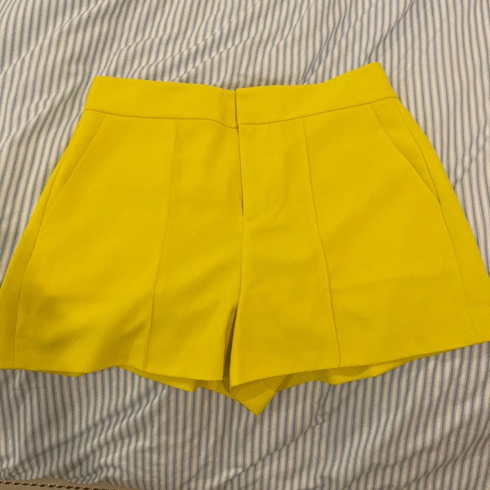 Yellow shorts